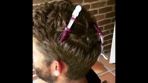 Short hair install of double ended dreadlocks