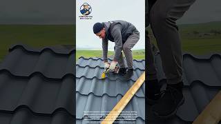 How Roofers Install Metal Roofing Fasteners with a Cordless Screw Gun | Smart Roofing Tool