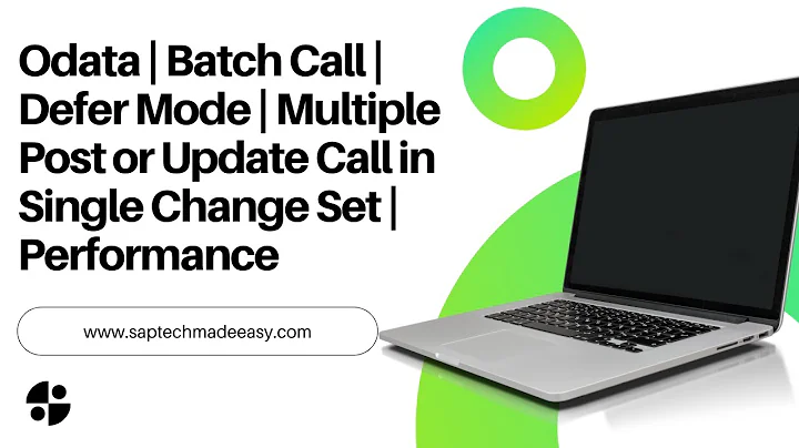 Odata | Batch Call | Defer Mode | Multiple Post or Update Call in Single Change Set | Performance