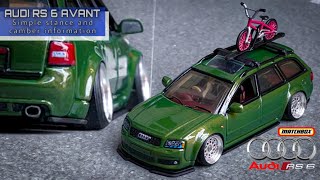 AUDI RS 6 AVANT MATCHBOX CUSTOM || Simple Stance and Camber Information