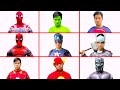 All superheroes transformation movie  greenhero vs