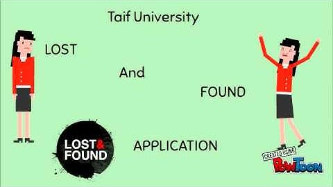 T.U Lost and Found App.