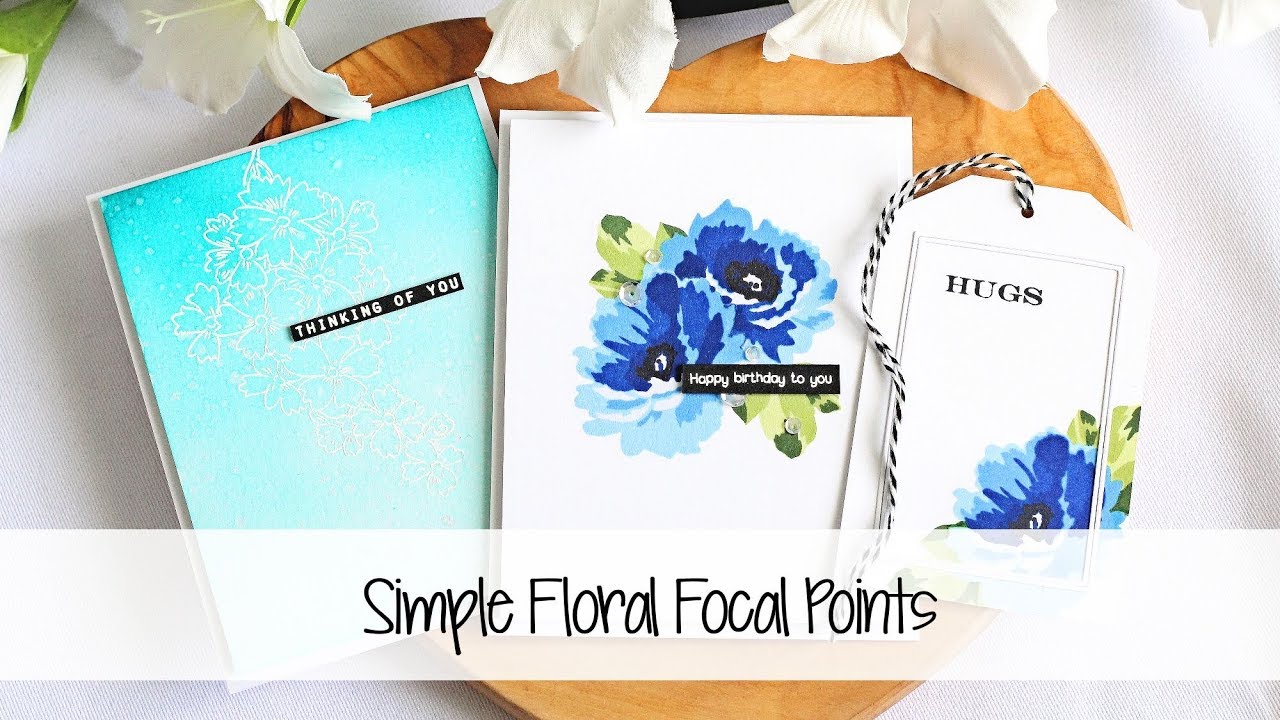 Simple Floral Focal Points | The Card Grotto