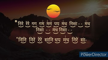 yaman taane || practise video || B.A. music syllabus ||