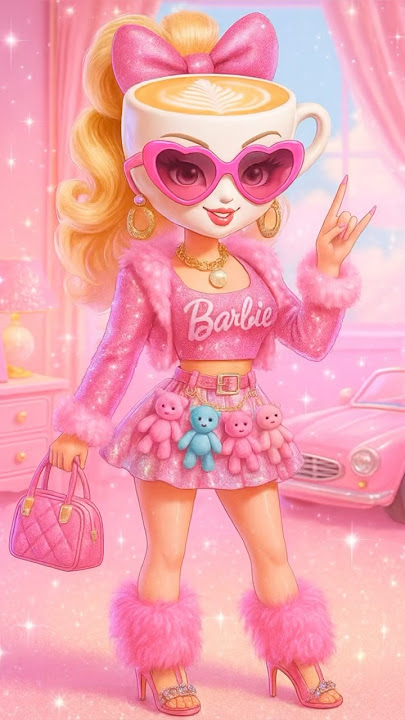 Brainrot Barbie Beautiful #ballerinacappuccina #shorts