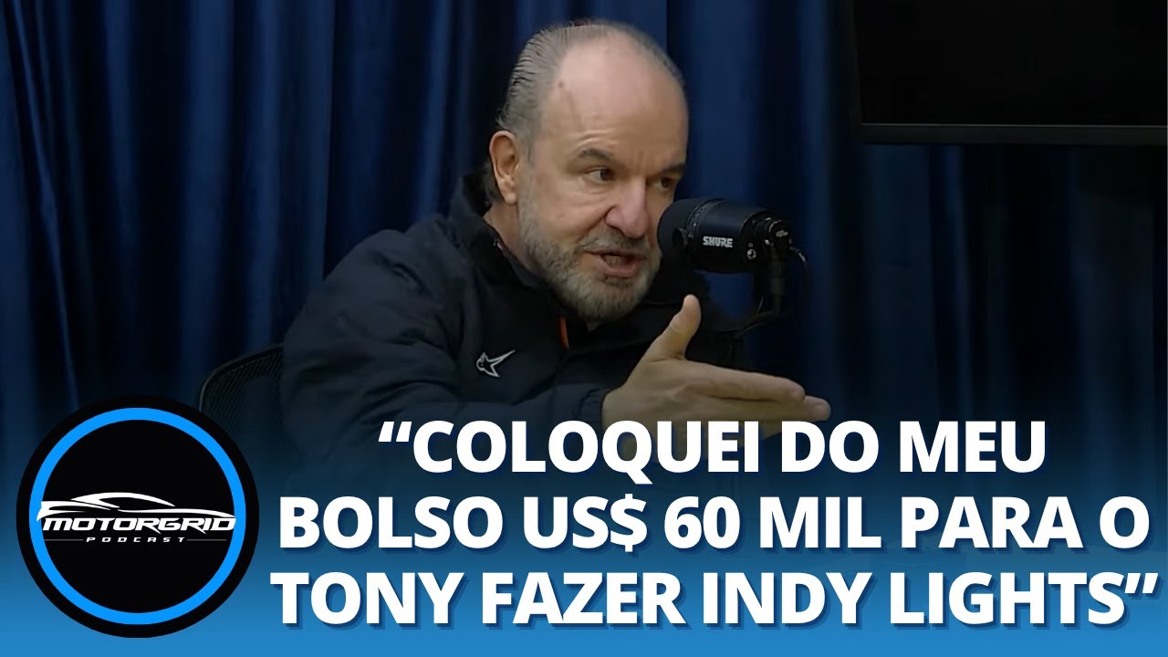 “Coloquei do meu bolso US$60mil para o Tony fazer o primeiro ano de Indy Lights” | Motorgrid Podcast