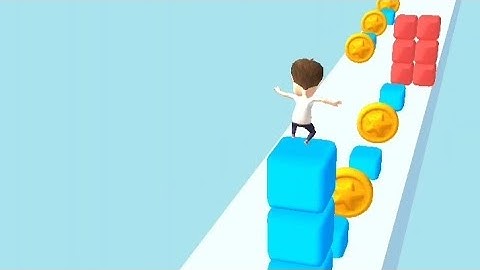 Cube Stacker Surfer 3D - All Levels Gameplay Android, iOS