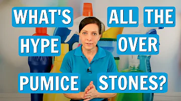 What can you clean with a pumice stone?