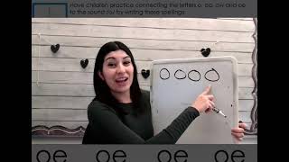 Long /o/ o, oa, oe, ow Phonics Lesson Day 1