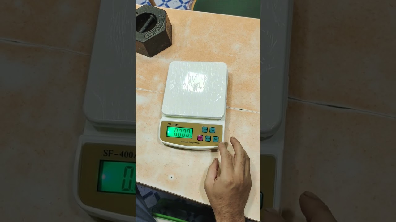 CHINA  SF 400A  Digital weight machine calibration