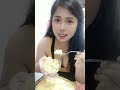 Mango ice cream  eating mukbang   