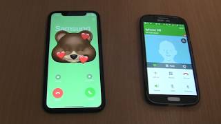 Over The Horizon Incoming+Outgoing Call At The Same Time Iphone Xr+Samsung Galaxy S4 Black