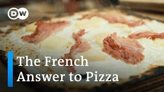 How Tarte Flambée or Flammekueche is made in Alsace