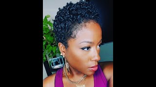 Super Defined Curls On Short Natural Hair | How to style TWA screenshot 2