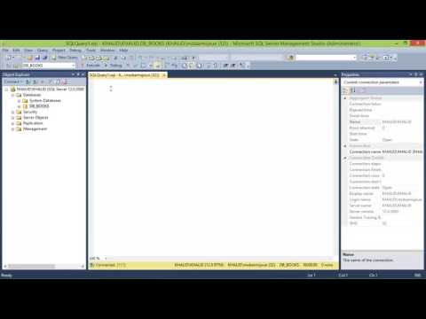 فيديو: كيف تنشئ قاعدة بيانات في Microsoft SQL؟