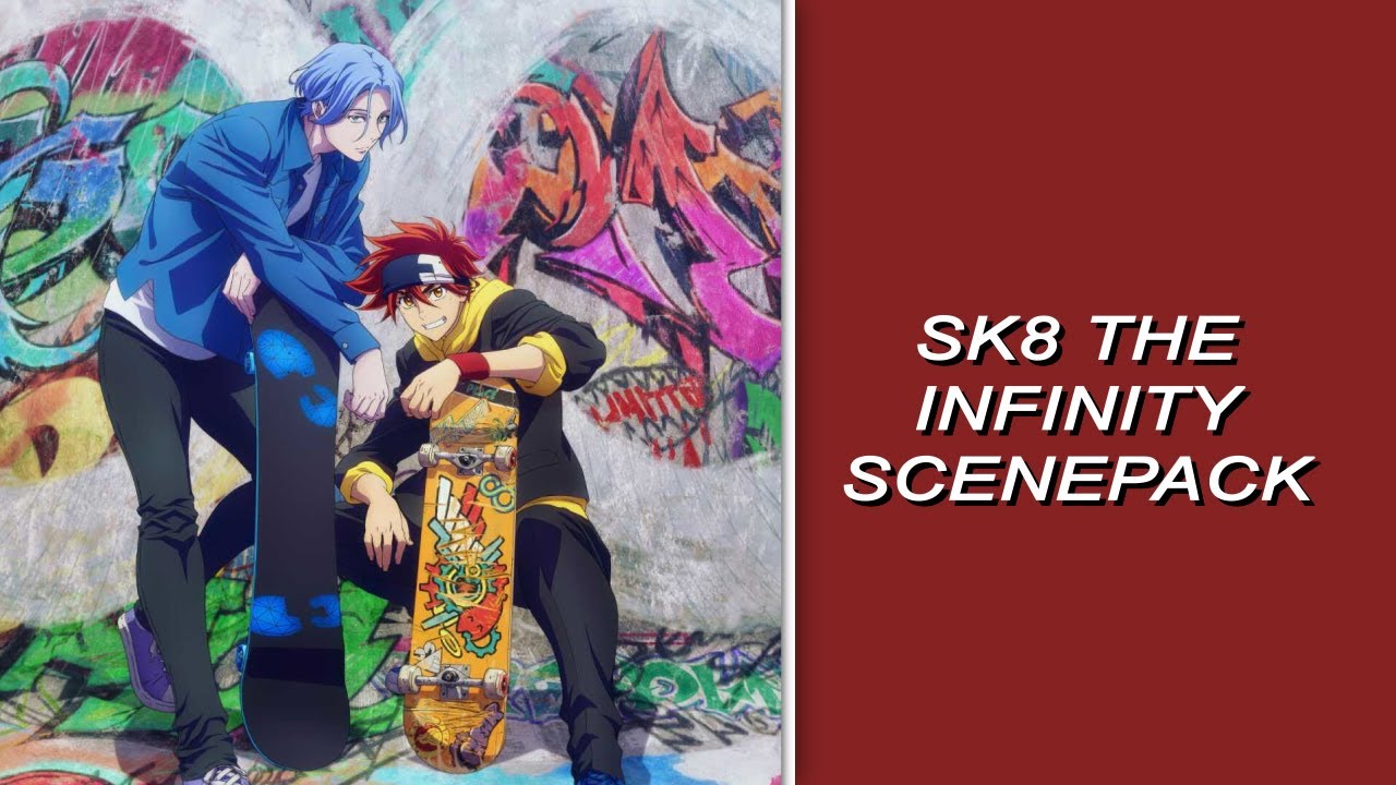 SK8 the Infinity Langa and Reki Skating Is Infinite 44-Inch Wall Scroll