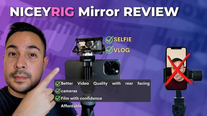 Vello SM-LV Selfie Mirror Viewer for Vlogging