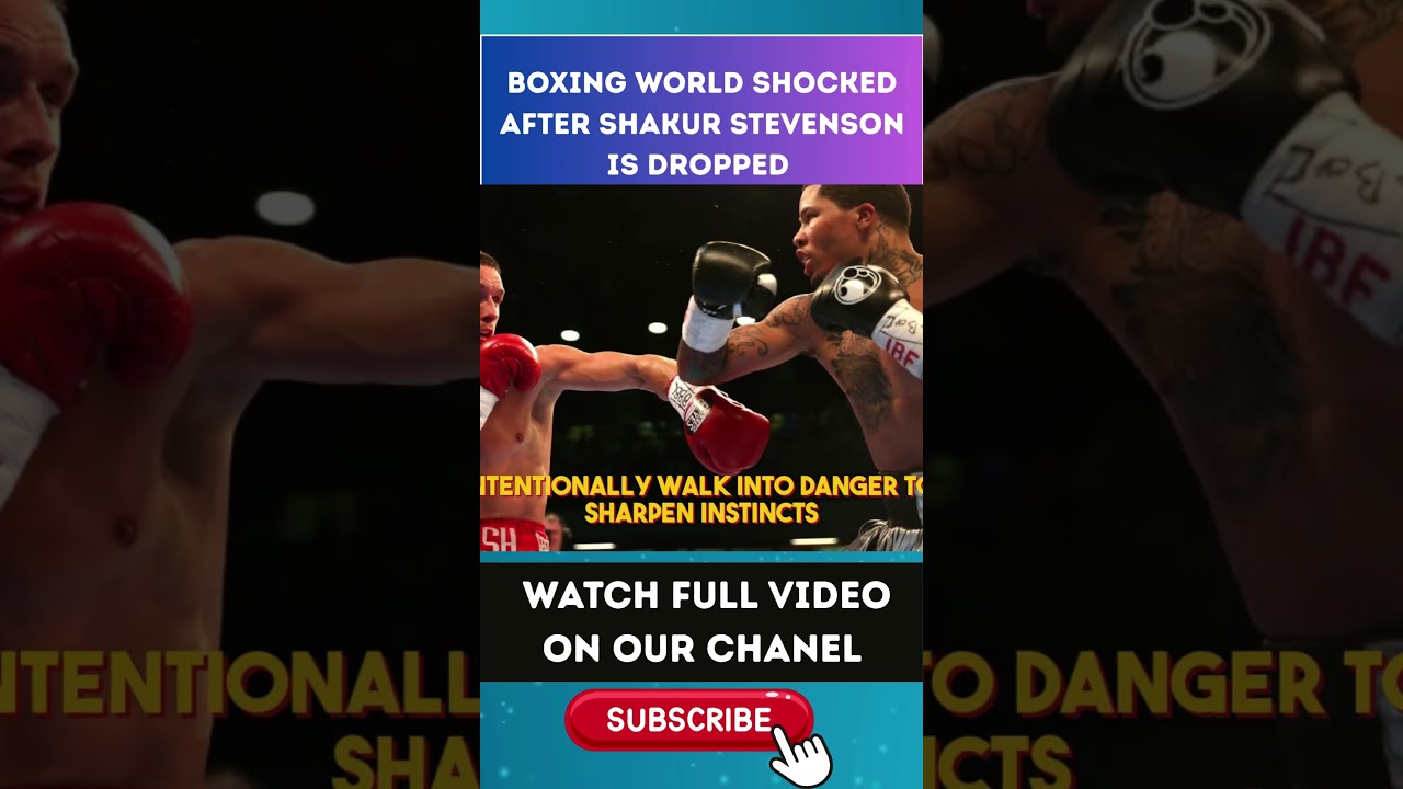 Shakur Stevenson’s Aura Tested After SHOCKING Sparring Leak