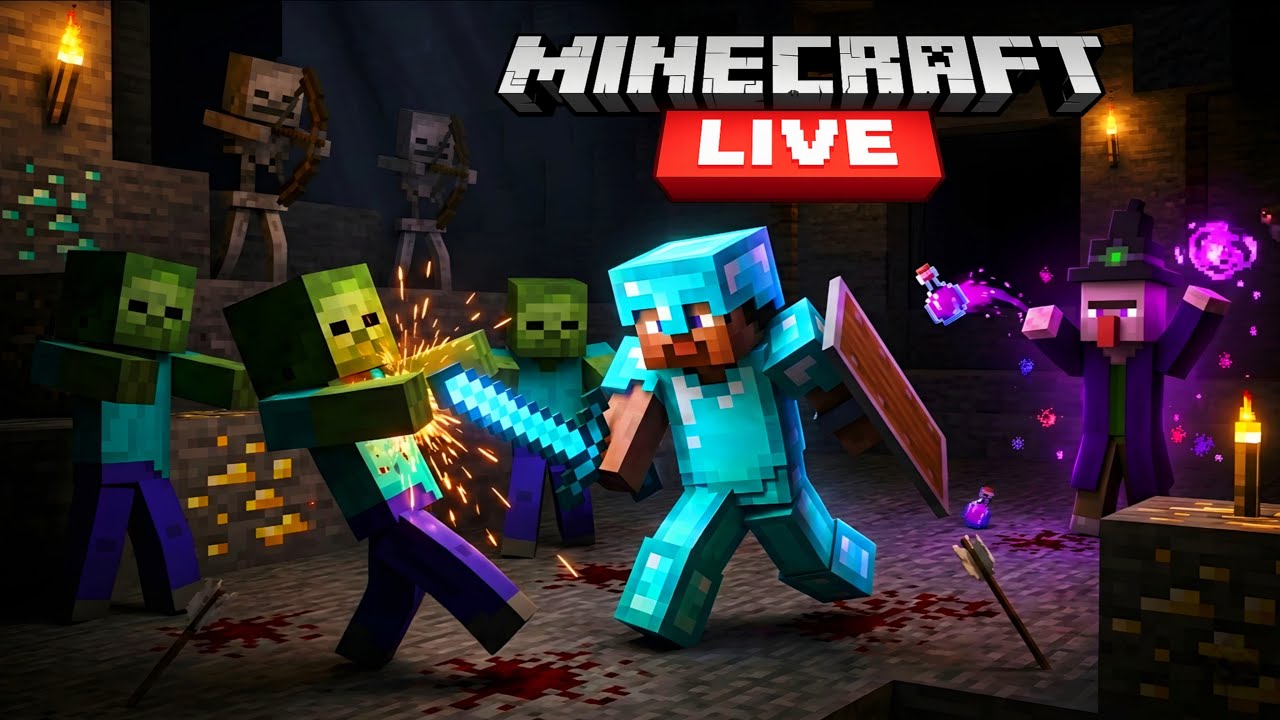 Minecraft Multiplayer Chaos! 💀 Who Joins My World? | Live Now