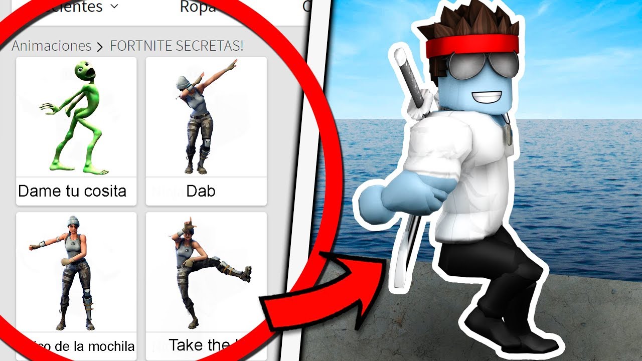 Como Tener Las Animaciones De Fortnite En Roblox Gratis 100 - roblox meme dab 5 ways to get robux