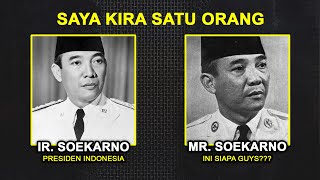 JANGAN SAMPAI SALAH..!! Bedanya Ir Soekarno dan MR Soekarno