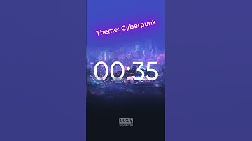 Cyberpunk Timer 🌃 Focus Mode Active