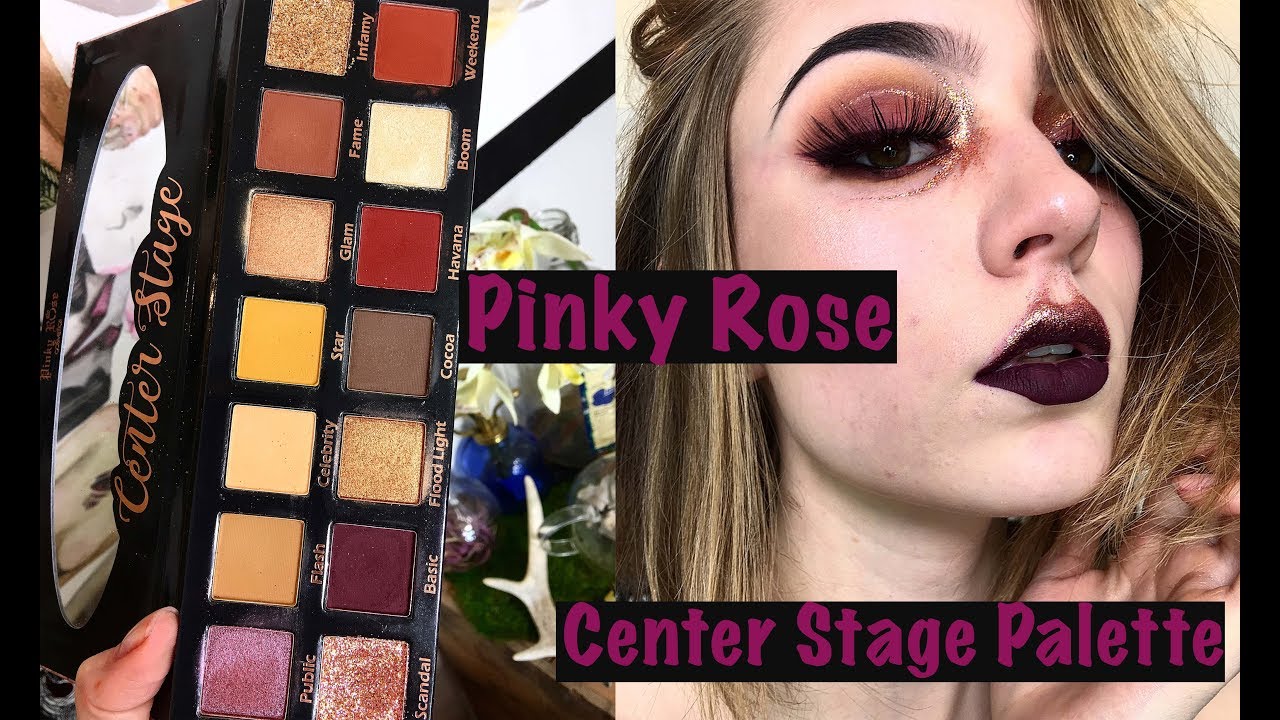 Pinky Rose CENTER STAGE PALETTE Review/Demo