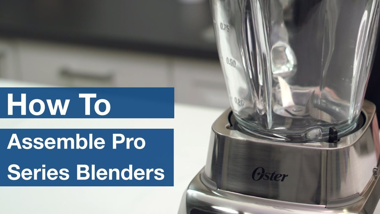 How Assemble Oster® Pro Series | Oster® - YouTube