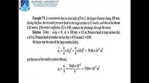 Design of Hydraulic Structures Lecture 29 Examples on venturiflumes