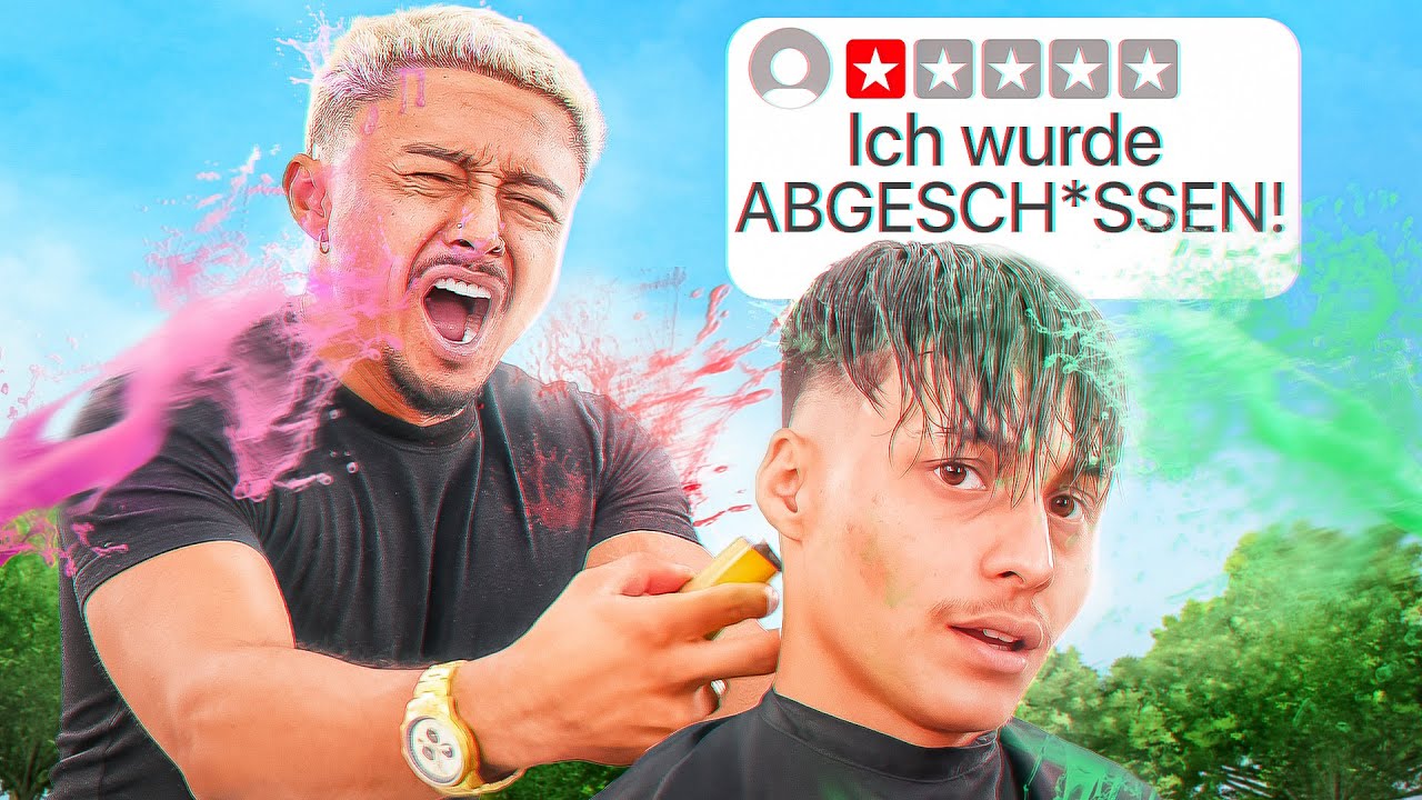 FALSCHE ANTWORT = BESTRAFUNG BEIM HAARE SCHNEIDEN