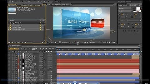 After Effects Business Puzzle Template Tutorial | Bluefx