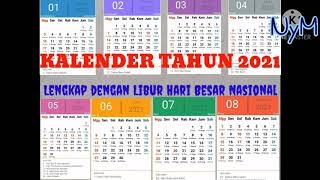 KALENDER TAHUN 2021 Lengkap Dengan Hari Libur Nasional screenshot 2