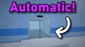 How to make an AUTOMATIC SLIDING DOOR in Obby Creator!