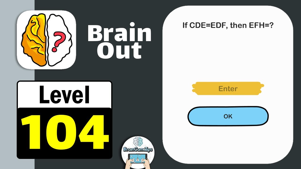 Brain test 104 уровень