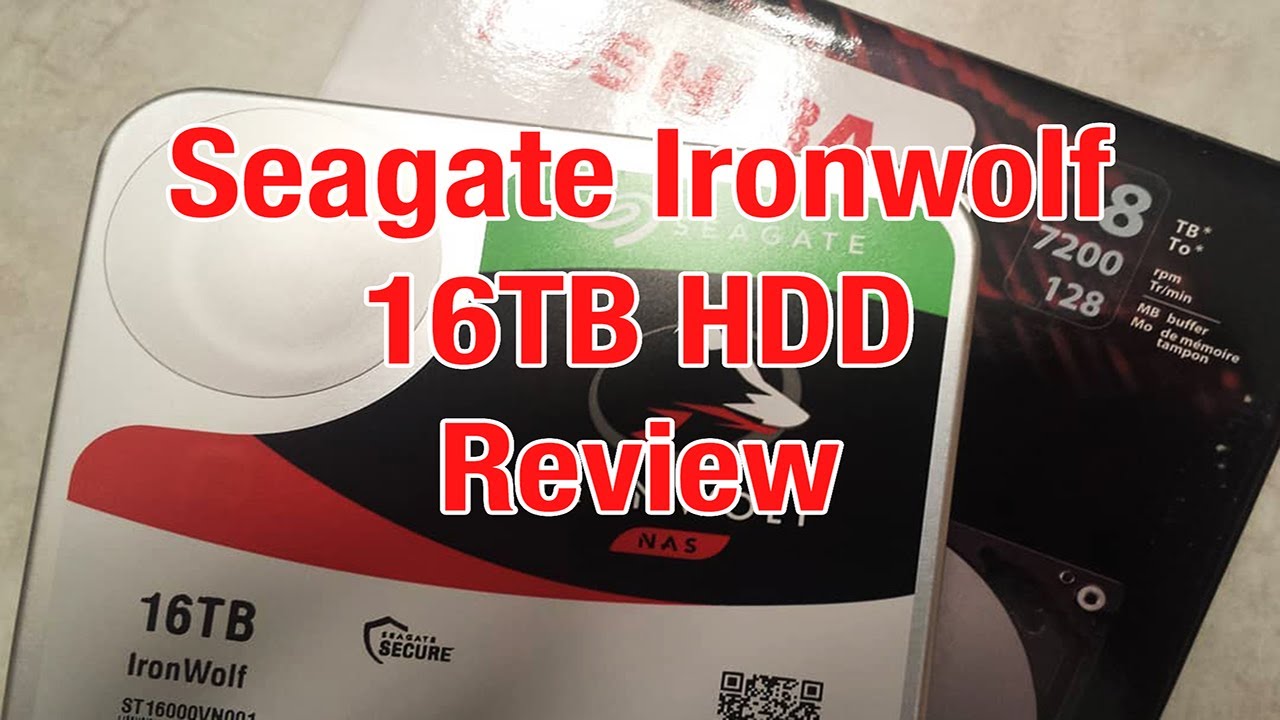 Test : Seagate IronWolf 16 To et IronWolf Pro 16 To - HardwareCooking