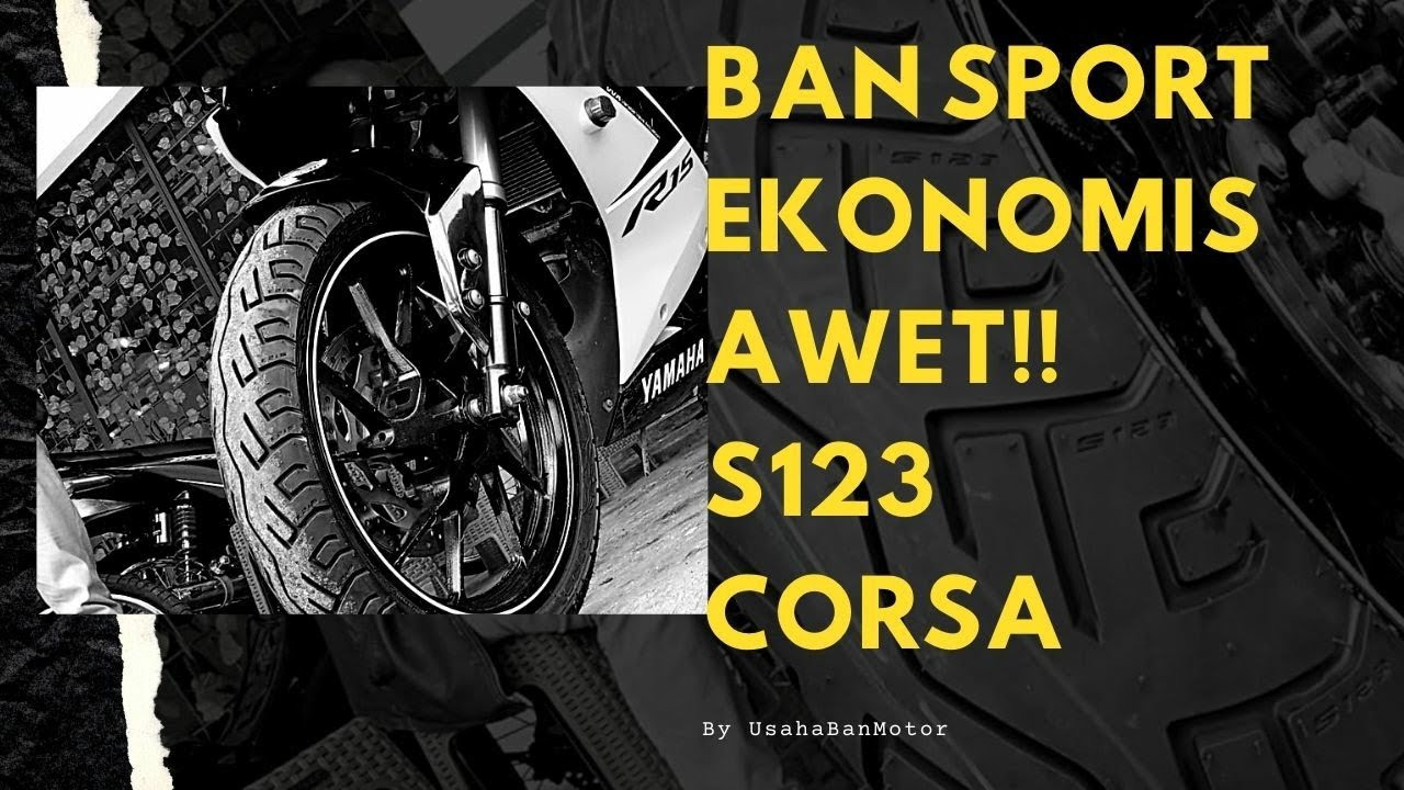 Ban Sport Ekonomis Dari Corsa S123 | UsahaBanMotor