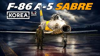 F-86 A-5 Sabre Vs Mig-15 - IL-2 Korea Early Access First Look | PIMAX | RTX 5090 |