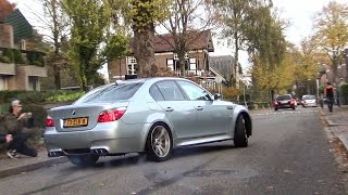 BMW M5 E60 w/ EISENMANN Exhaust - DRIFTING, Donuts, REVS! LOUD V10 SOUNDS