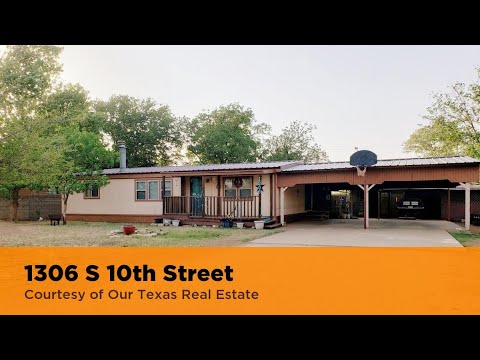 1306 S 10th Street, Lamesa, TX home video tour