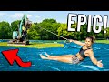 Most EXTREME 360 Degree WATERSLIDE!