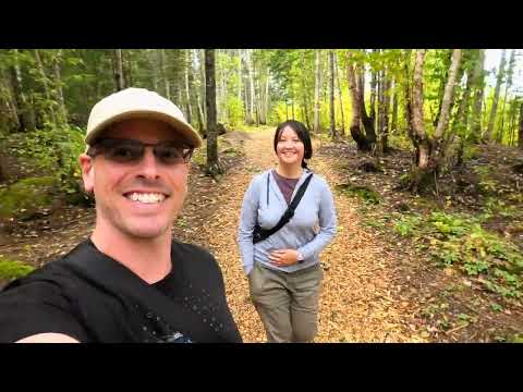 Humber River Trail in Deer Lake Newfoundland. Sept. 2022, 4k walk.