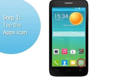 Alcatel Pop D5: Turn on/off data roaming
