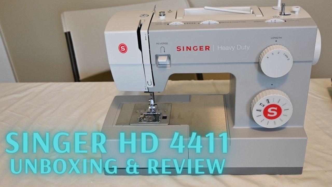 Singer 4411 Heavy Duty 10 Selecting Stitches, Stitch Length & Stitch Width  