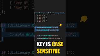 Famous Did You Know C# Dictionary Keys Can Be Case (In)Sensitive? #shorts Profile