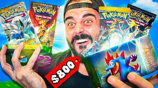 RAREST CARD I'VE EVER PULLED! Opening $800 Worth Of Pokemon Cards