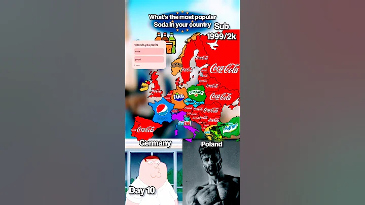 What is the most popular soda in ur country 🥤#music #mixjuice #memes #europe #geography #map #shorts