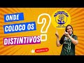 Onde coloco os meus distintivos