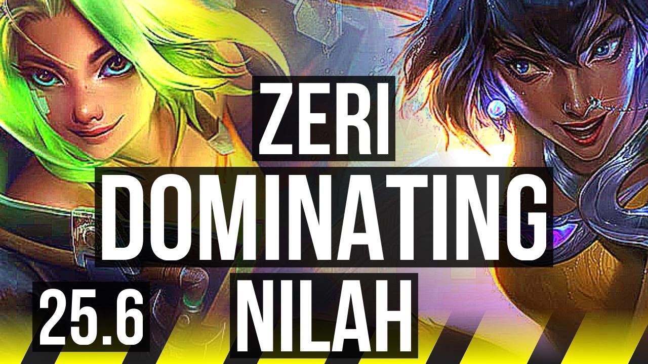ZERI & Milio vs NILAH & Nautilus (ADC) | Dominating | EUW Diamond | 25.6