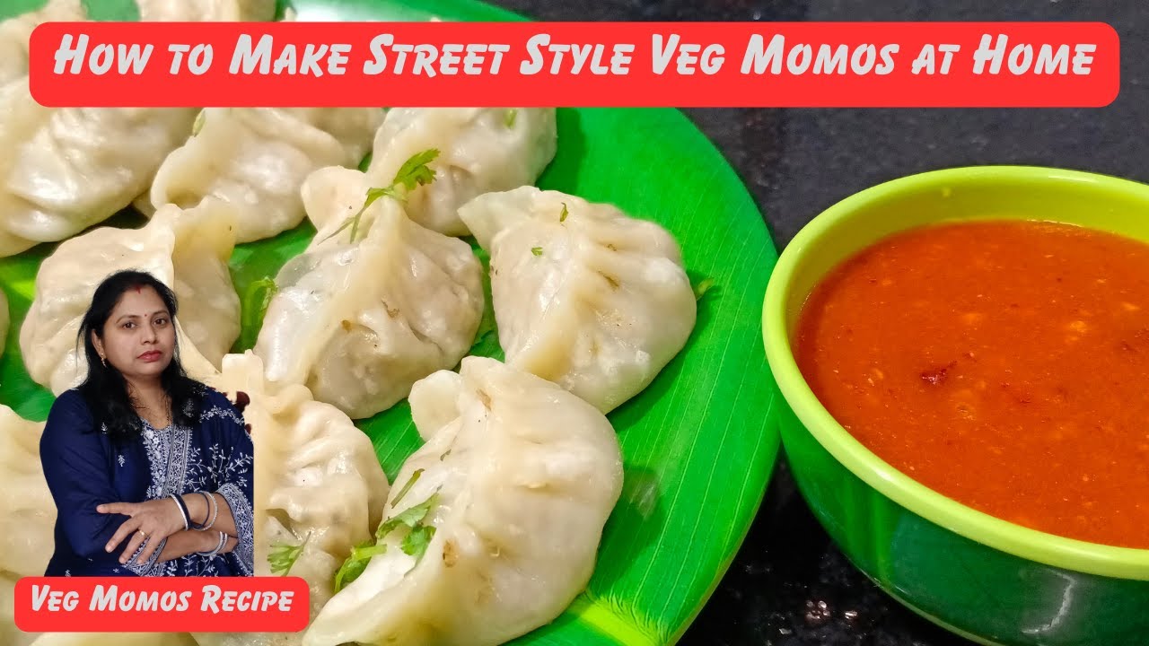 वेज मोमोज घर पर कैसे बनाएं | How to make Veg Momos Recipe at Home #vegmomos #streetfood