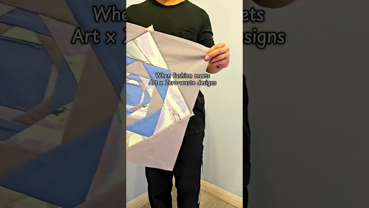 Zero-waste fashion methods ♻️ 